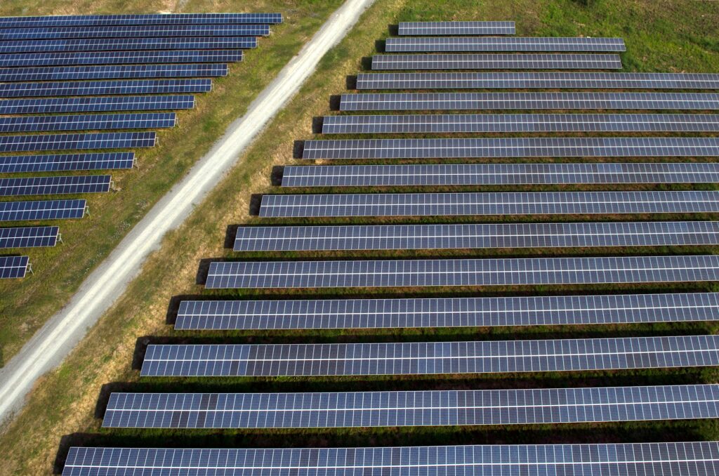 Solar panels, solar farms in Asia